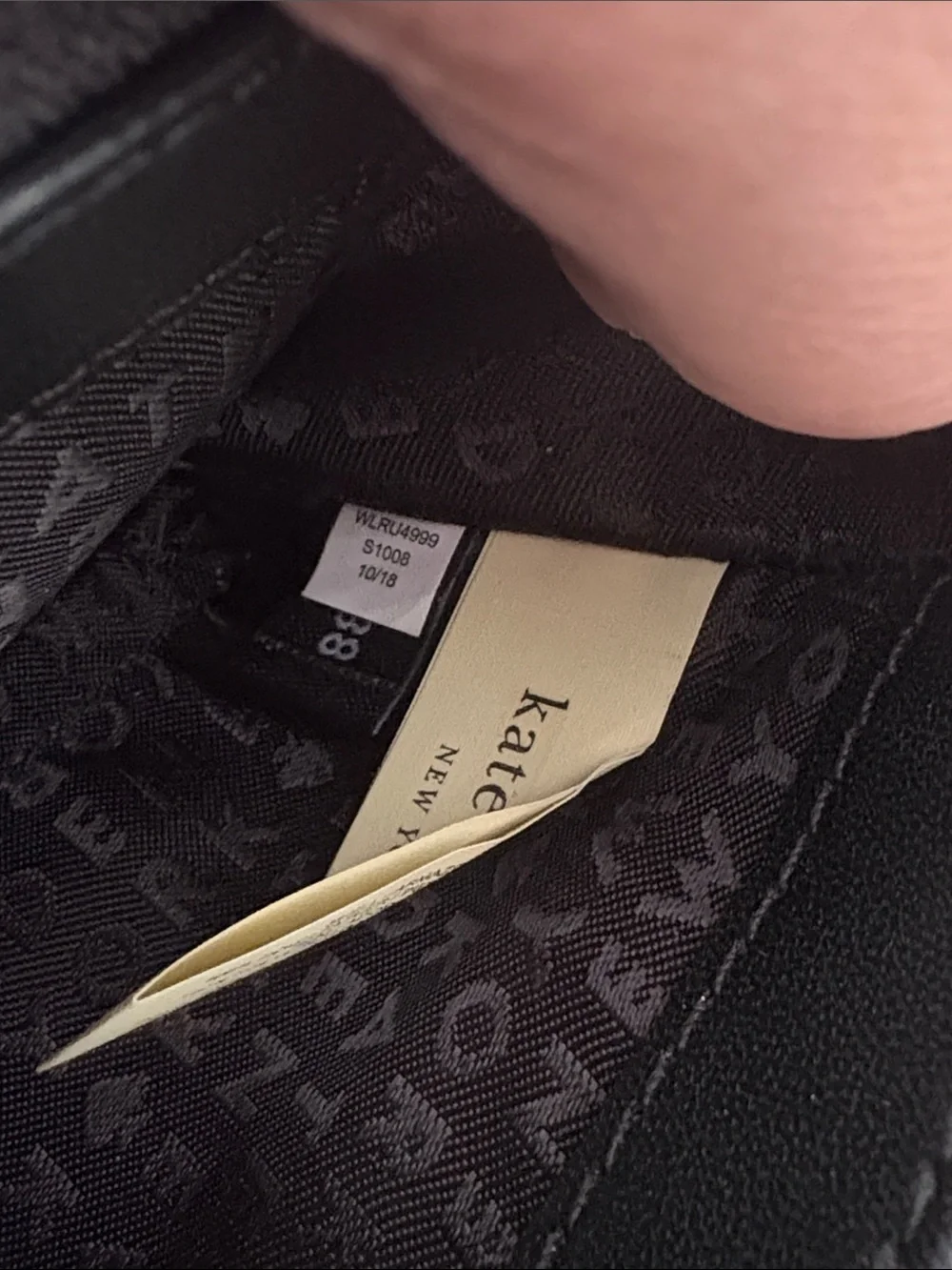 Kate Spade NY Laurel Way Neda Black soft Leather Zip Continental Wallet